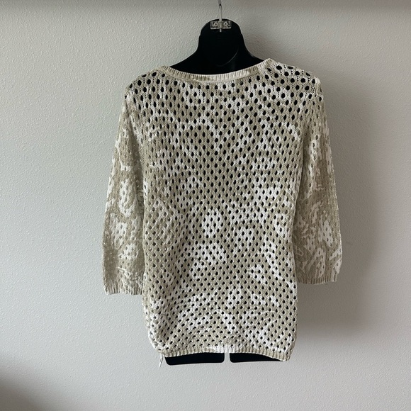 Ruby Rd. White Knit Top - Picture 2 of 7